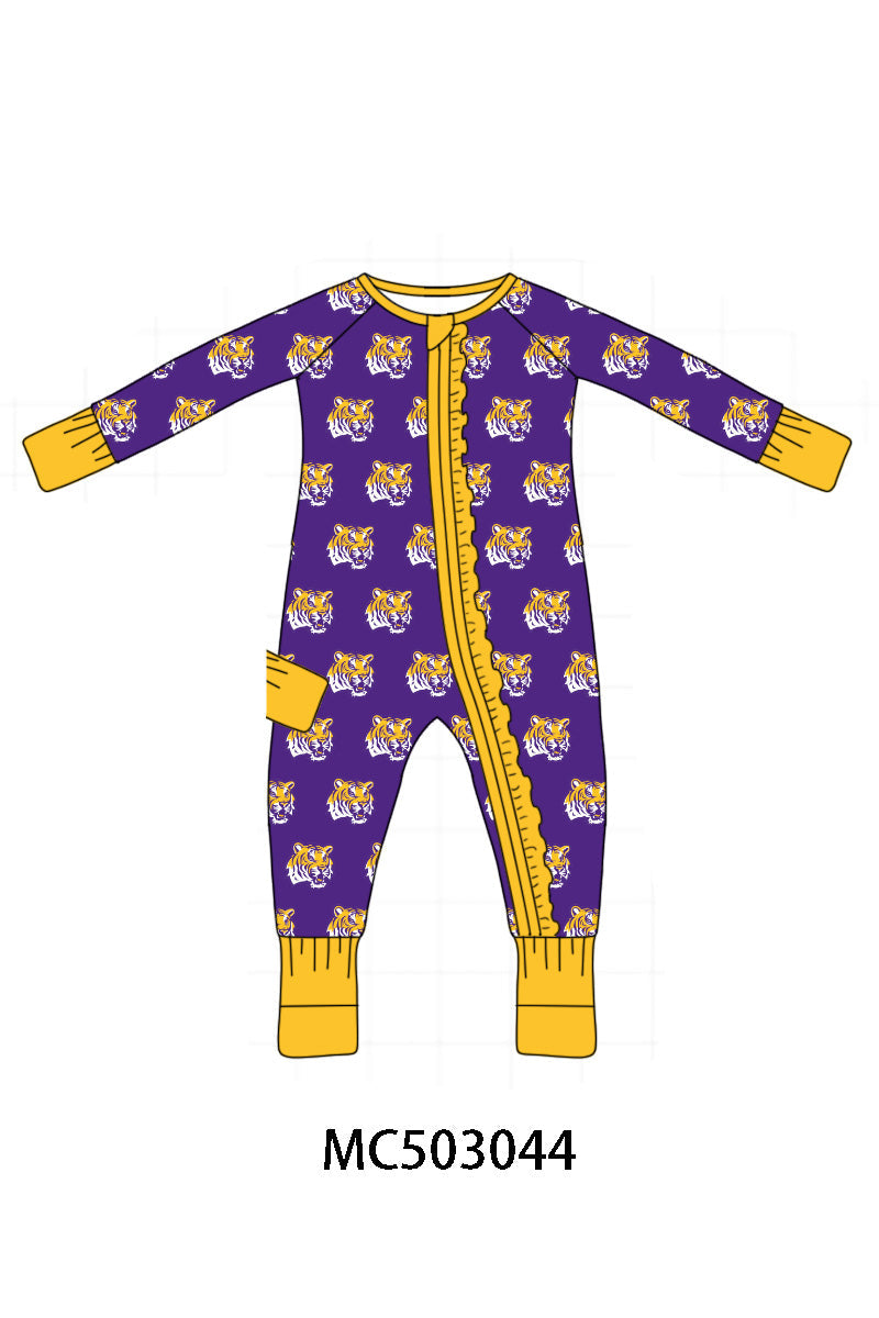 LSU geaux tiger print bamboo pajamas collection